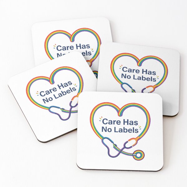 Item preview, Care Has No Labels Doctor Gift – LGBTQ Medical Pride Month Awareness Design designed and sold by Im-Ara.