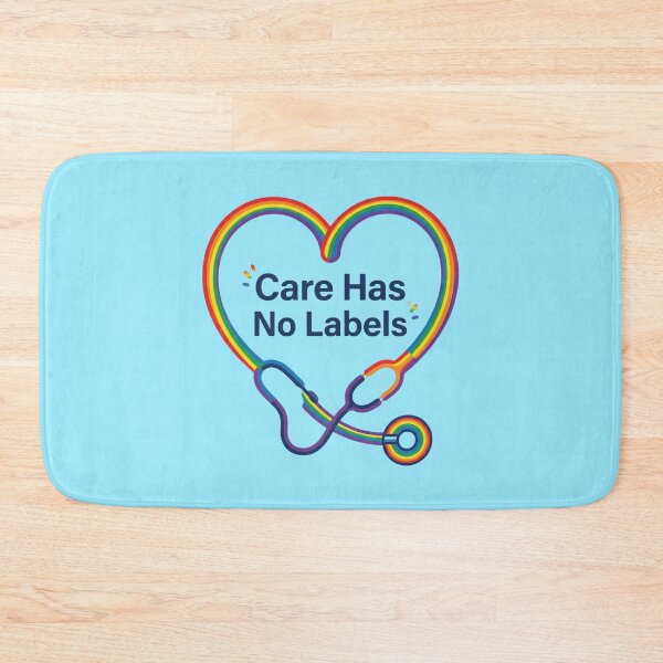 Item preview, Care Has No Labels Doctor Gift – LGBTQ Medical Pride Month Awareness Design designed and sold by Im-Ara.