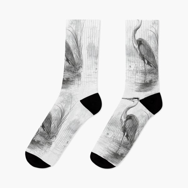 Item preview, A Heron wading through reeds, Birds in Motion designed and sold by CDC40.