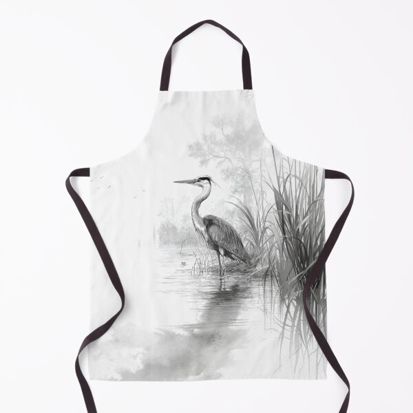 Item preview, A Heron wading through reeds, Birds in Motion designed and sold by CDC40.