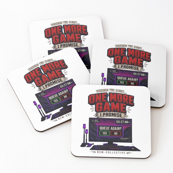 Item preview, One More Game (I Promise) Gaming Meme Design | BCM-Collective designed and sold by BCM-Collective.
