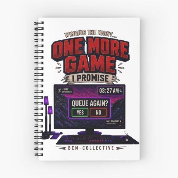 Item preview, One More Game (I Promise) Gaming Meme Design | BCM-Collective designed and sold by BCM-Collective.
