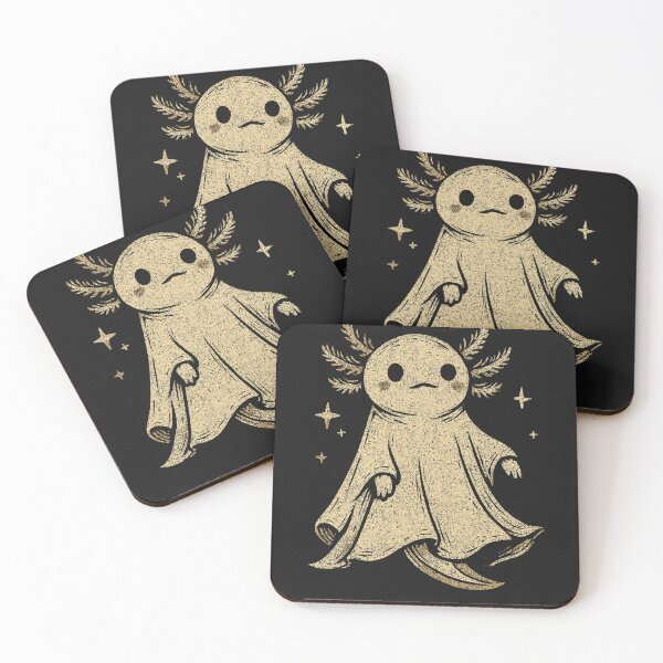 Item preview, Vintage Ghost Axolotl – Halloween designed and sold by BriSher.