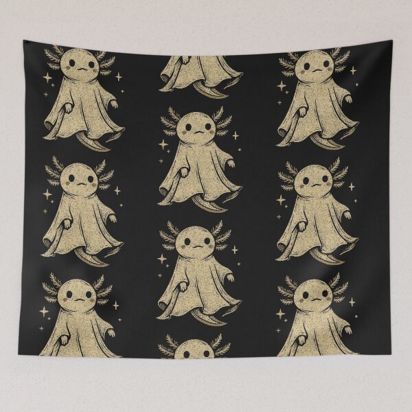 Item preview, Vintage Ghost Axolotl – Halloween designed and sold by BriSher.