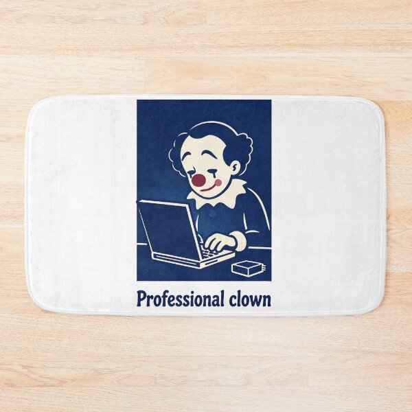Item preview, Professional Clown Funny Corporate Office Work Meme Retro Art designed and sold by LumePrint.