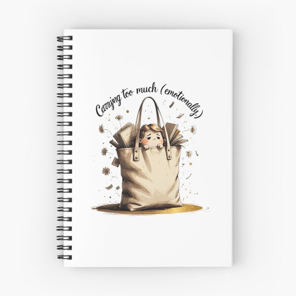 Item preview, Carrying Too Much Emotionally Funny Tote Bag Humor designed and sold by AQUILAKREO.