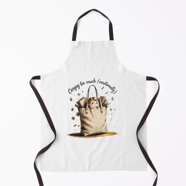 Item preview, Carrying Too Much Emotionally Funny Tote Bag Humor designed and sold by AQUILAKREO.