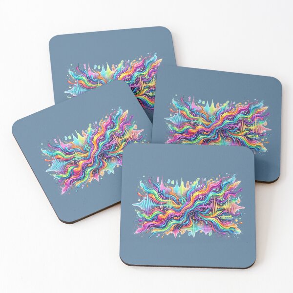 Item preview, Colorful Abstract Music Splash Art designed and sold by Style-InkPulse.