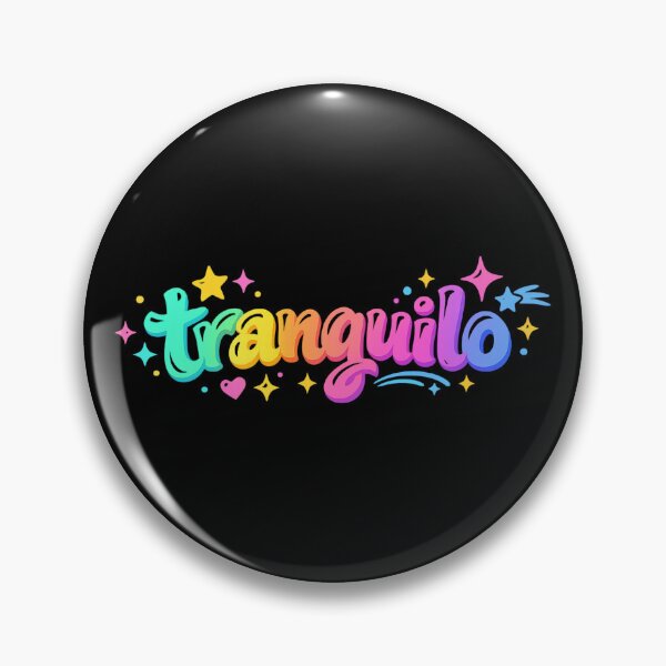 Item preview, Tranquilo – Diseño de letras coloridas y relajantes designed and sold by magziIIa.