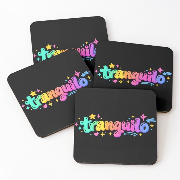 Item preview, Tranquilo – Colorful Chill Lettering Design designed and sold by magziIIa.