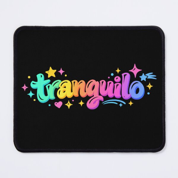 Item preview, Tranquilo – Colorful Chill Lettering Design designed and sold by magziIIa.