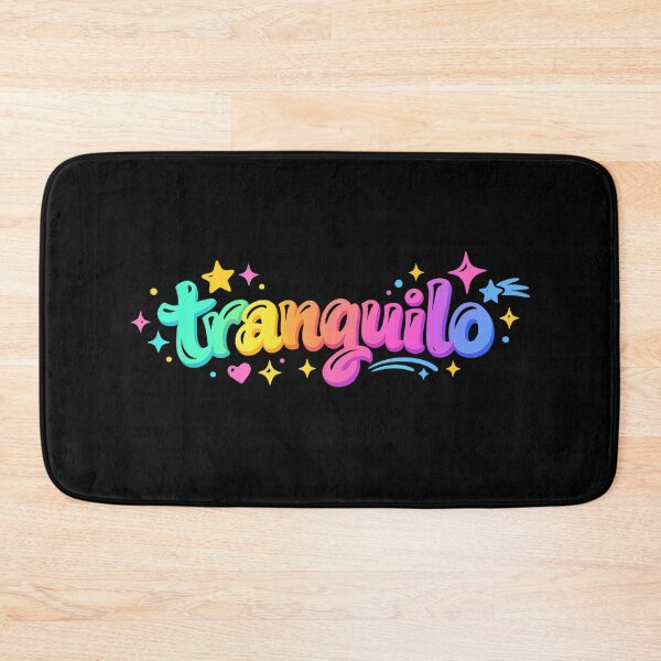 Item preview, Tranquilo – Colorful Chill Lettering Design designed and sold by magziIIa.