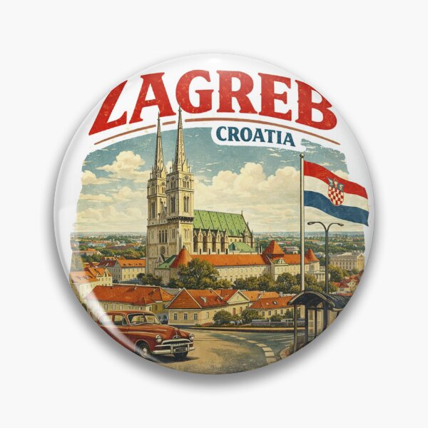 Item preview, Zagreb City Croatia Travel designed and sold by clarkfraser.