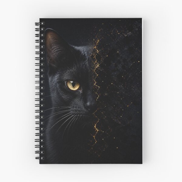Item preview, Shadow Split Form Bombay Cat Design – NOCTRA Dark Void Emergence Art designed and sold by ArtivaNest.