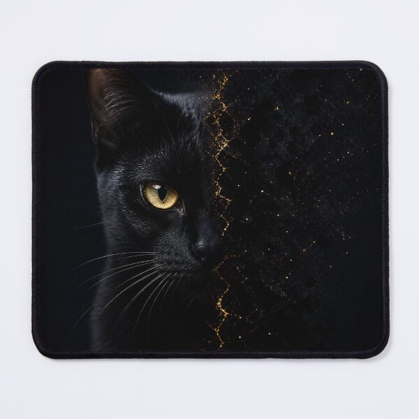 Item preview, Shadow Split Form Bombay Cat Design – NOCTRA Dark Void Emergence Art designed and sold by ArtivaNest.