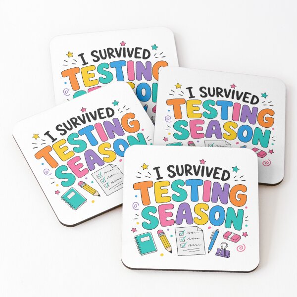 Item preview, I Survived Testing Season School Humor designed and sold by HandicraftArt.