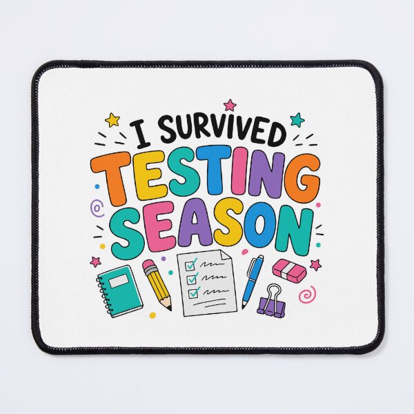 Item preview, I Survived Testing Season School Humor designed and sold by HandicraftArt.