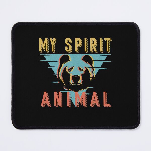 Item preview, My Spirit Animal Bear – Retro Glitch Aesthetic Wildlife designed and sold by EichStore.