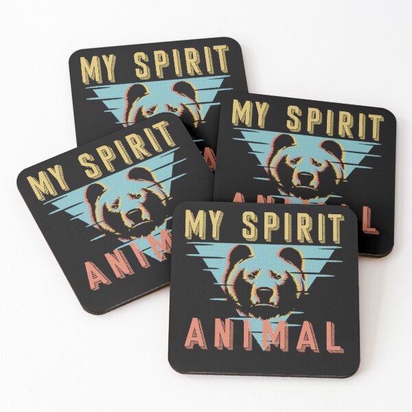 Item preview, My Spirit Animal Bear – Retro Glitch Aesthetic Wildlife  designed and sold by EichStore.