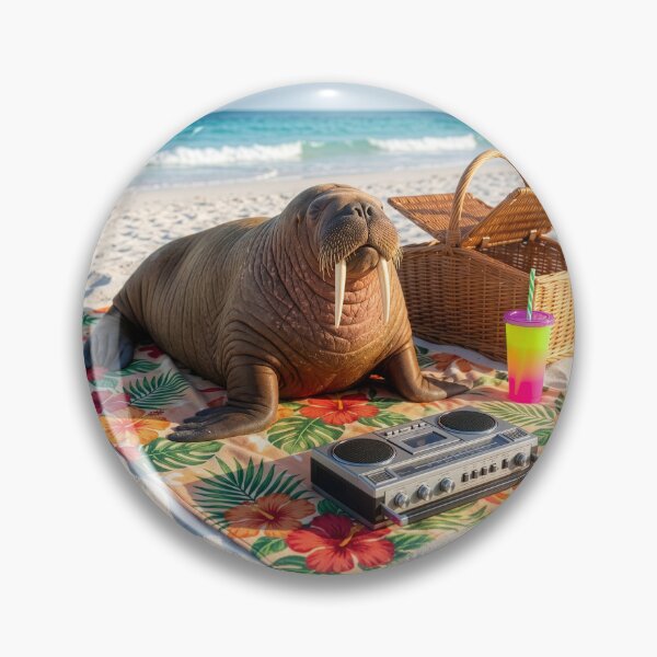 Item preview, Beach Blanket Walrus designed and sold by Tridentulus.