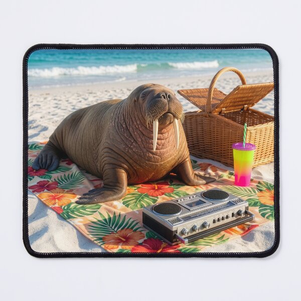 Item preview, Beach Blanket Walrus designed and sold by Tridentulus.