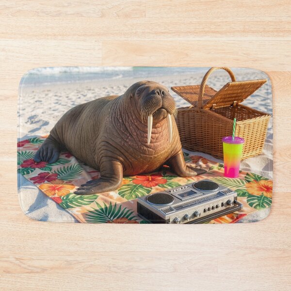 Item preview, Beach Blanket Walrus designed and sold by Tridentulus.