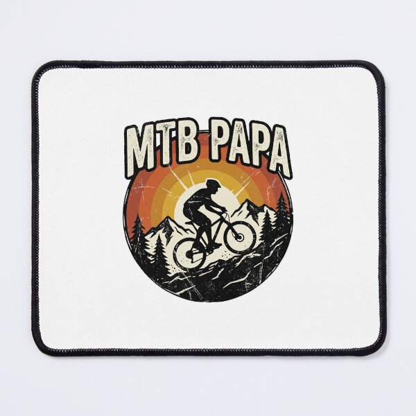 Item preview, Mtb Papa Vintage Retro Mountain Bike Art designed and sold by DuckOddity.