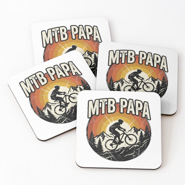 Item preview, Mtb Papa Vintage Retro Mountain Bike Art designed and sold by DuckOddity.