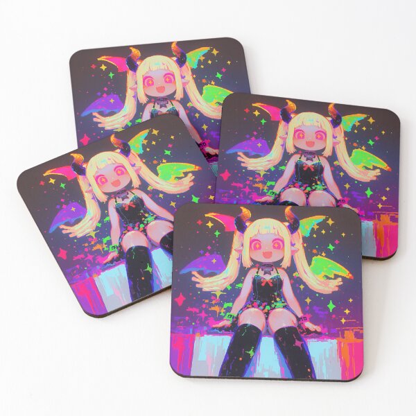 Item preview, Glitchcore Kawaii Demon Girl designed and sold by bubblegoth.