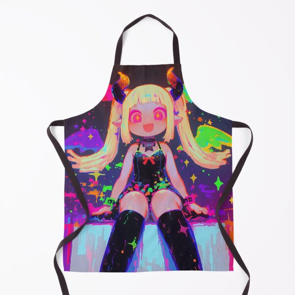 Item preview, Glitchcore Kawaii Demon Girl designed and sold by bubblegoth.