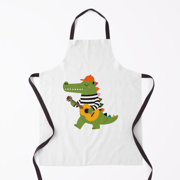Item preview, Funny Crocodile Guitar Musician designed and sold by OlhaDreamArt.