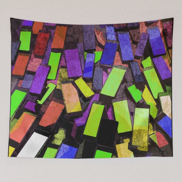 Item preview, Abstract phone designed and sold by kinpirks.