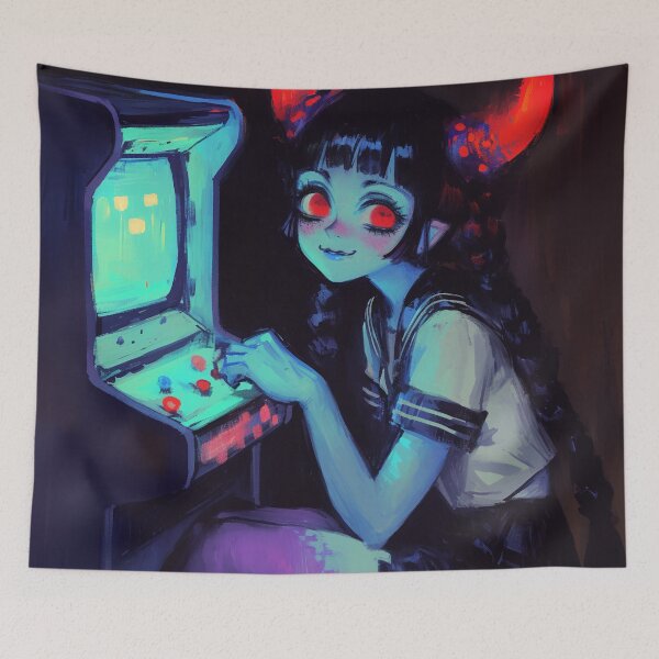 Item preview, Arcade Demon Girl After Dark designed and sold by bubblegoth.