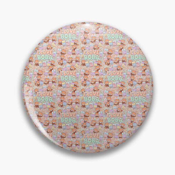 Item preview, I Love Boba Kawaii Pattern designed and sold by Itsheartshop.