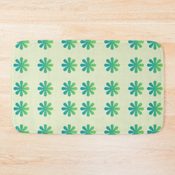 Item preview, Green Flowers, Blue Green Floral Patterns, Floral Artwork designed and sold by Art Shimmers.