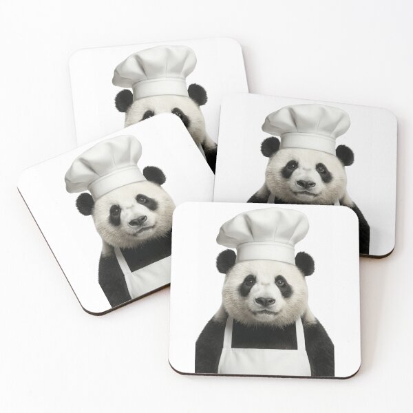 Item preview, Funny Panda Chef Realistic Animal Cooking Humor Art designed and sold by LazyOwlStore.