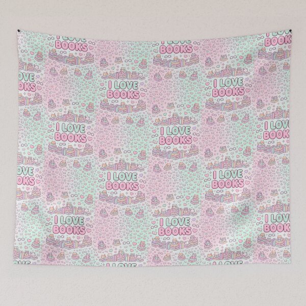 Item preview, Me encantan los libros Patrón Kawaii designed and sold by Itsheartshop.
