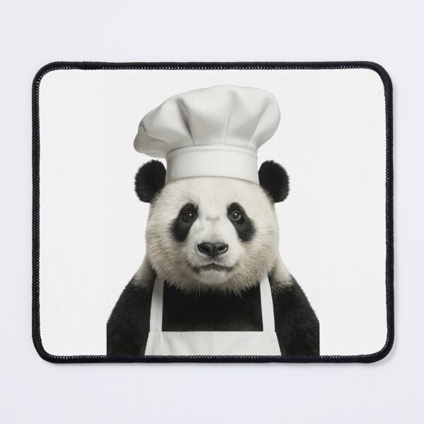 Item preview, Funny Panda Chef Realistic Animal Cooking Humor Art designed and sold by LazyOwlStore.