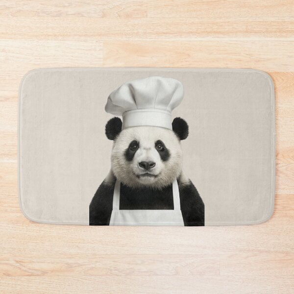 Item preview, Funny Panda Chef Realistic Animal Cooking Humor Art designed and sold by LazyOwlStore.