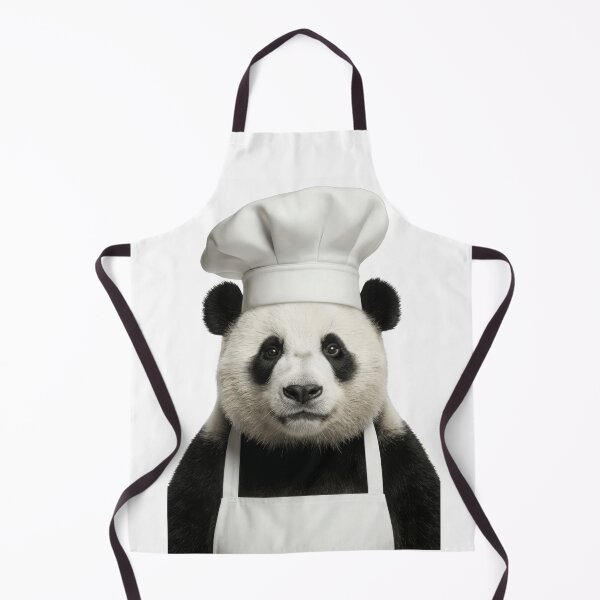 Item preview, Funny Panda Chef Realistic Animal Cooking Humor Art designed and sold by LazyOwlStore.