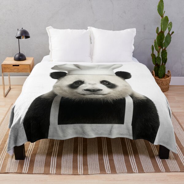 Item preview, Funny Panda Chef Realistic Animal Cooking Humor Art designed and sold by LazyOwlStore.