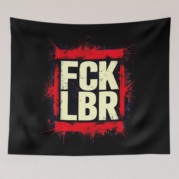 Item preview, FCK LBR Grunge Protest Typography designed and sold by JesterKrewArt.