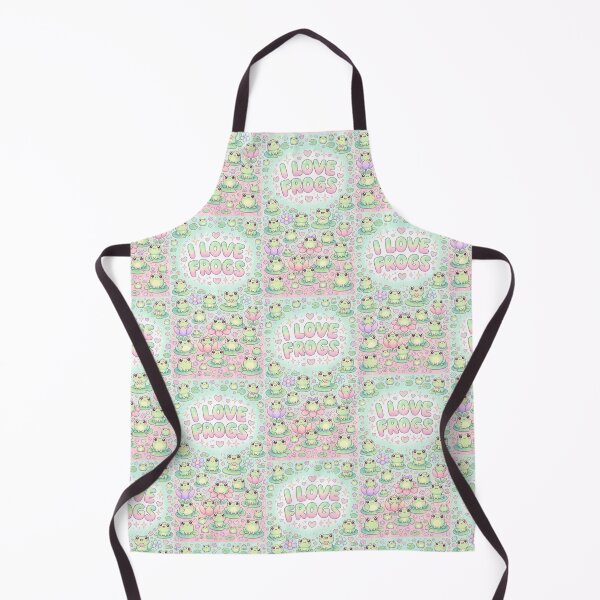 Item preview, I Love Frogs Kawaii Pattern designed and sold by Itsheartshop.