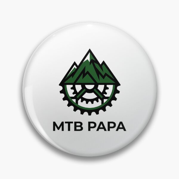 Item preview, Mtb Papa Modern Minimalist Peak & Gear Art designed and sold by DuckOddity.