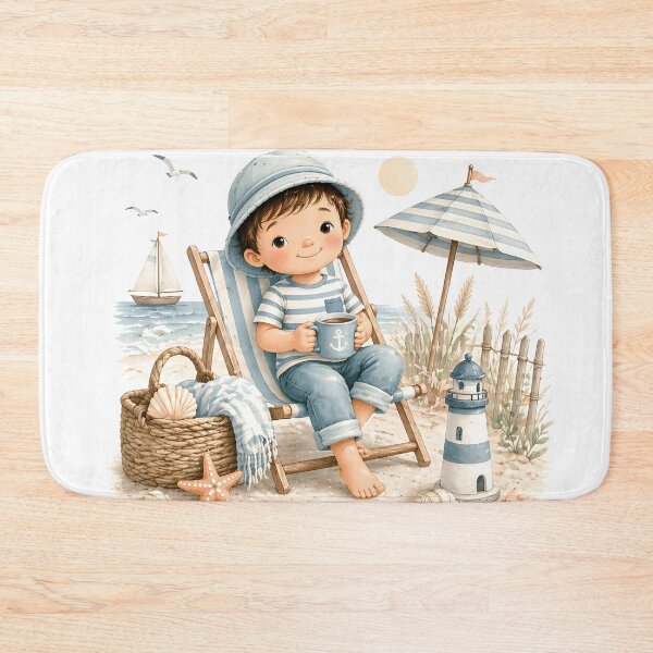 Item preview, Beauty Gentleness Cherished Moments Coastal Boy Nursery Quote Art designed and sold by LoveNurseries.