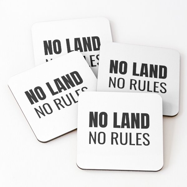 Item preview, No Land No Rules (Black) designed and sold by ShipCrewNation.