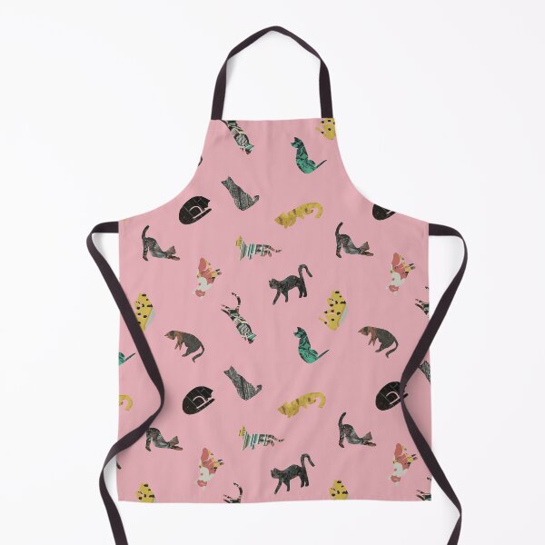 Item preview, Cats yoga collage in pink designed and sold by Guizzo.