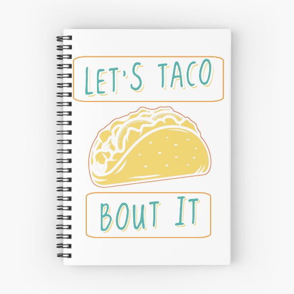 Item preview, Let’s Taco Bout It – Funny Taco Food Pun Design designed and sold by EichStore.