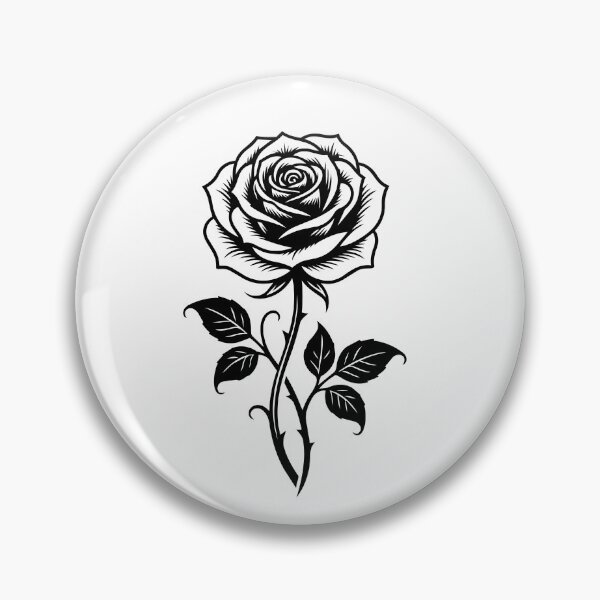 Item preview, Elegant Dark Black Rose - Gothic Botanical Art designed and sold by PixelCatalyst.