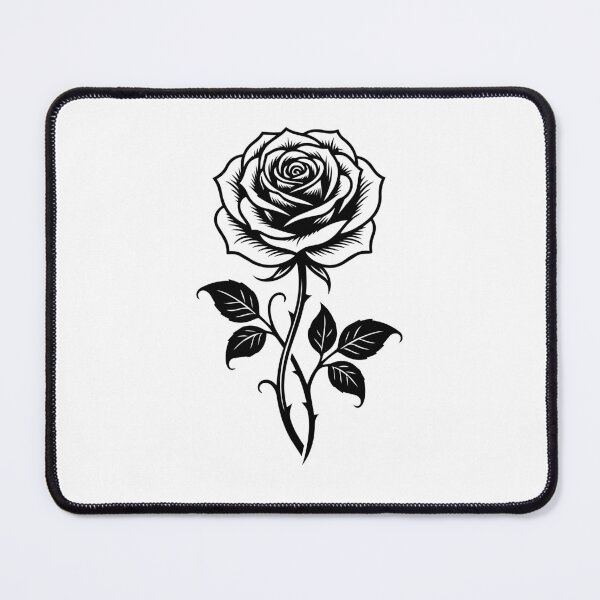 Item preview, Elegant Dark Black Rose - Gothic Botanical Art designed and sold by PixelCatalyst.